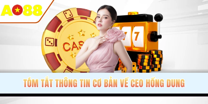 Tóm tắt thông tin cơ bản về CEO Hồng Dung